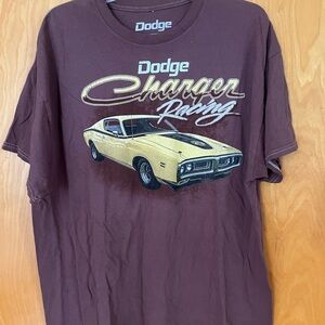 Dodge Men's Brown Charger Racing Tee
